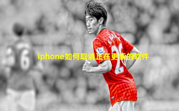 iphone如何取消正在更新的软件
