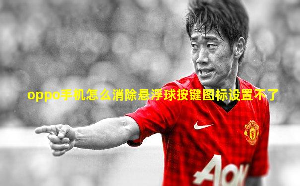 oppo手机怎么消除悬浮球按键图标设置不了