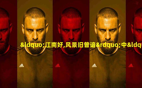 “江南好,风景旧曾谙”中“谙”的意思是
