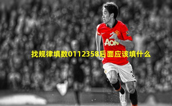 找规律填数0112358后面应该填什么