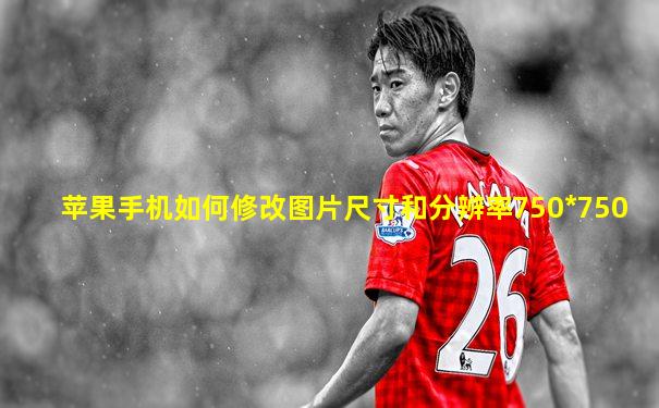 苹果手机如何修改图片尺寸和分辨率750*750