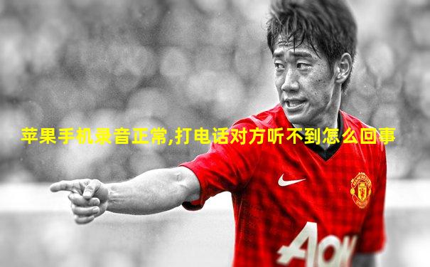 苹果手机录音正常,打电话对方听不到怎么回事