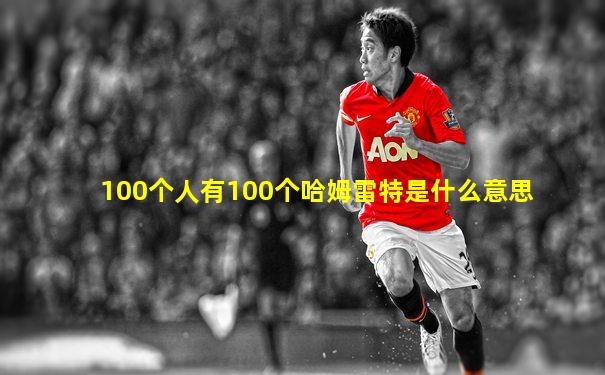 100个人有100个哈姆雷特是什么意思