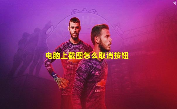 电脑上截图怎么取消按钮